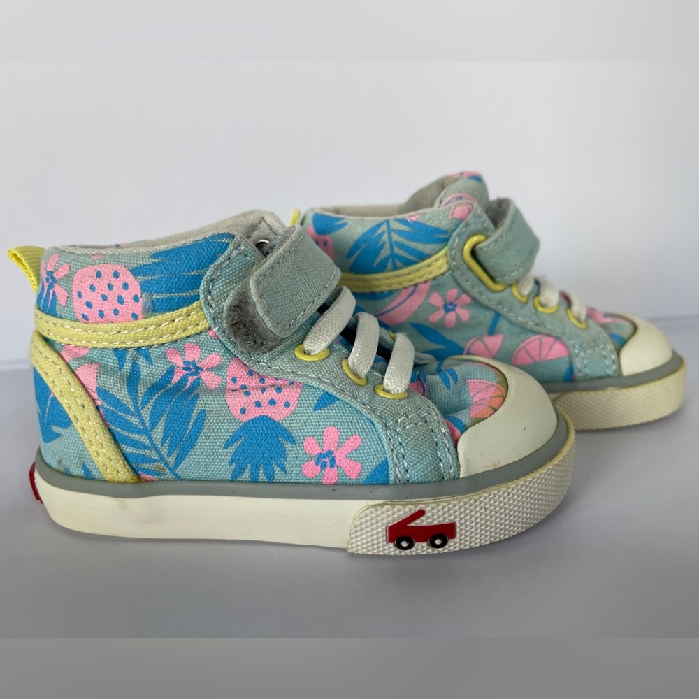 See Kai run pineapple sneakers